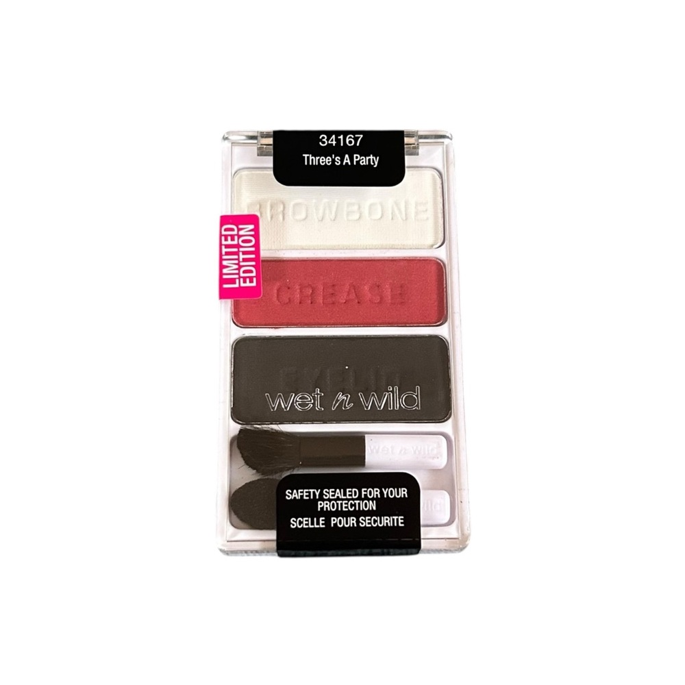 Wet n Wild Three’s A Party ColorIcon Eyeshadow Trio Pop Art Limited Edition NWT